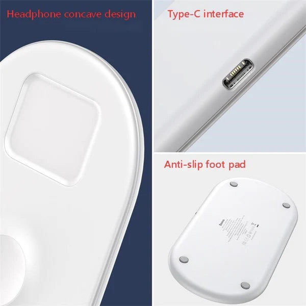 Smart Three-in-one Wireless Charger Mobile Desktop Charger